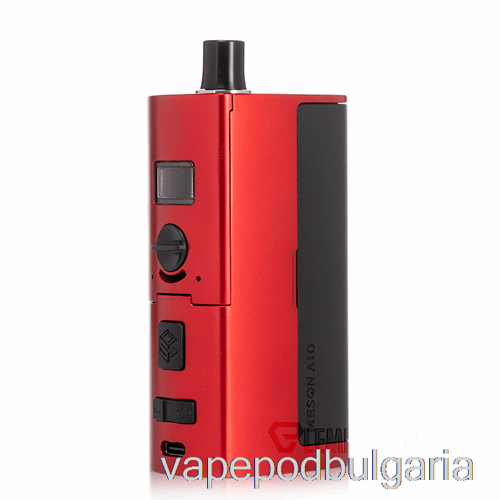Vape 10000 Дръпки Steam Crave Meson 100w Aio Kit Red